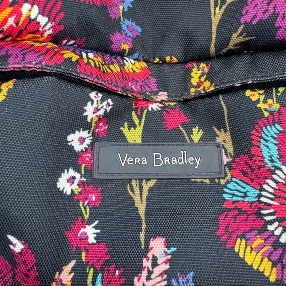 Vera Bradley Backpack Lighten Up Essential Midnight Wildflowers Travel Bag - Picture 4 of 13